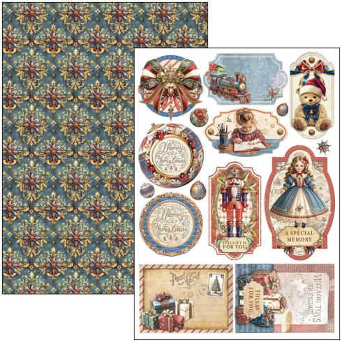 Ciao Bella - Stanzteile "Toy Shop" Creative Pad A4 - 9 Bogen