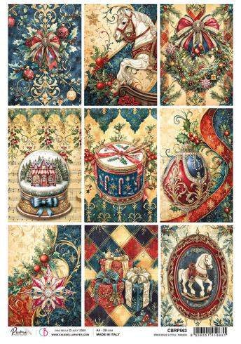 Ciao Bella - Decopatch Papier "Precious Little Things" Rice Paper A4 - 5 Bogen