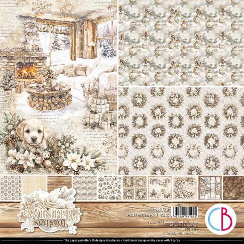 Ciao Bella - Designpapier "Winter Season" Patterns Paper Pack 12x12 Inch - 8 Bogen