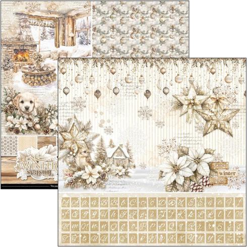 Ciao Bella - Designpapier "Winter Season" Patterns Paper Pack 12x12 Inch - 8 Bogen