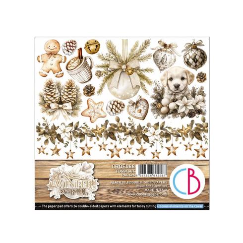 Ciao Bella - Stanzteile "Winter Season" Fussy Cut Pad - 24 Bogen