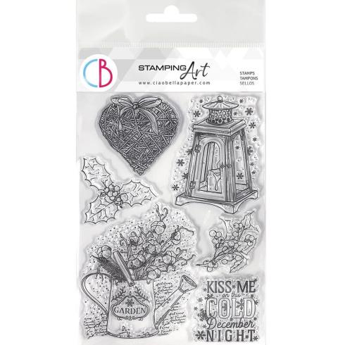 Ciao Bella - Stempelset "December Night" Clear Stamps