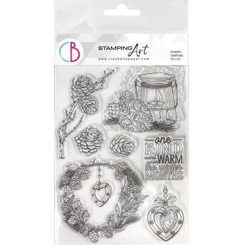 Ciao Bella - Stempelset "Warm Heart" Clear Stamps