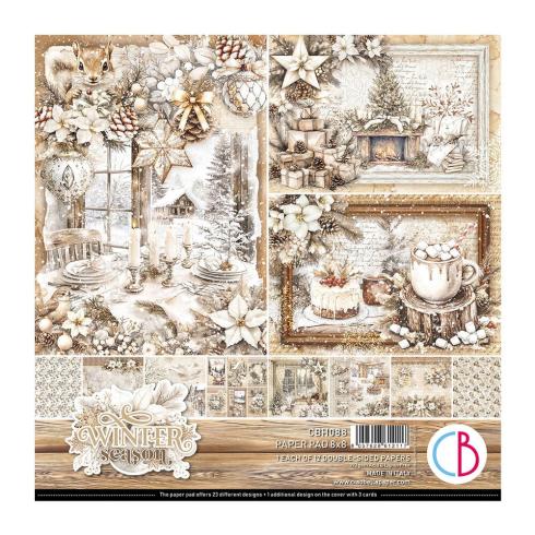 Ciao Bella - Designpapier "Winter Season" Paper Pack 8x8 Inch - 12 Bogen