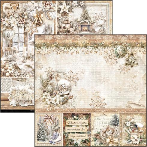 Ciao Bella - Designpapier "Winter Season" Paper Pack 8x8 Inch - 12 Bogen