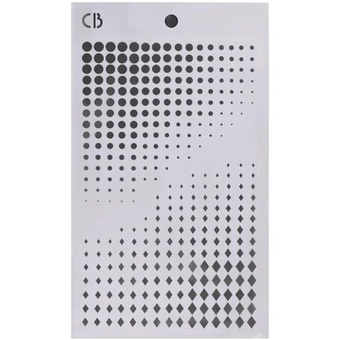 Ciao Bella - Schablone 5x8 Inch "Winter Season" Triple Layer Stencil Art Set
