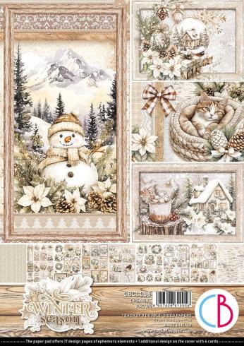 Ciao Bella - Stanzteile "Winter Season" Creative Pad A4 - 9 Bogen