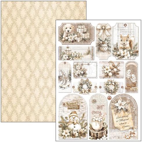 Ciao Bella - Stanzteile "Winter Season" Creative Pad A4 - 9 Bogen