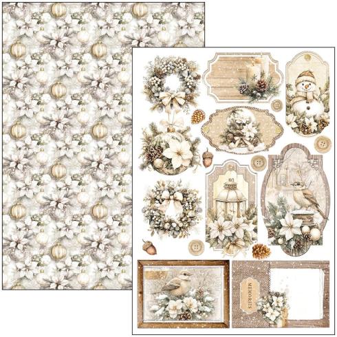 Ciao Bella - Stanzteile "Winter Season" Creative Pad A4 - 9 Bogen