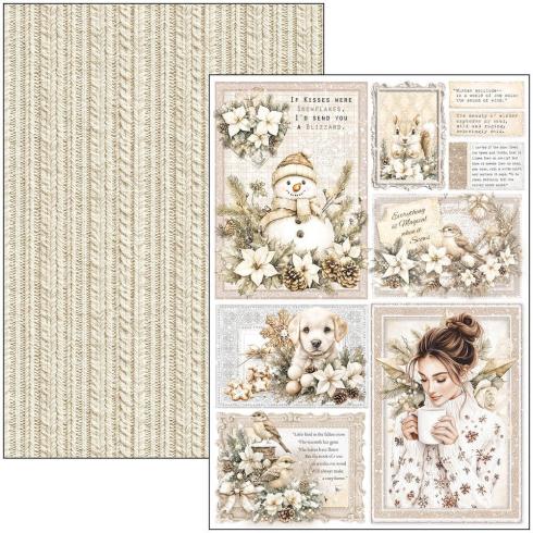 Ciao Bella - Stanzteile "Winter Season" Creative Pad A4 - 9 Bogen