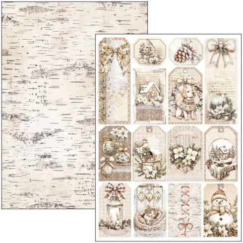 Ciao Bella - Stanzteile "Winter Season" Creative Pad A4 - 9 Bogen