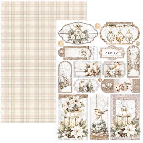 Ciao Bella - Stanzteile "Winter Season" Creative Pad A4 - 9 Bogen