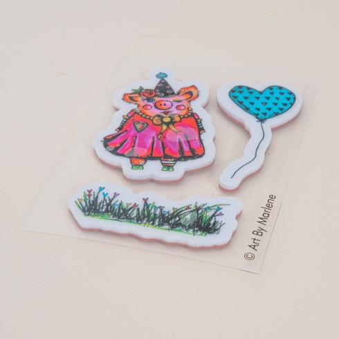 Art By Marlene - Stempelset "Sweetie Pie"  Cling Stamp