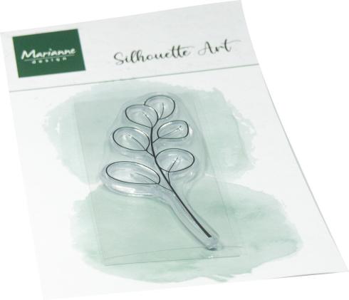 Marianne Design - Stempel "Silhouette Art Eucalyptus Twig" Clear Stamps