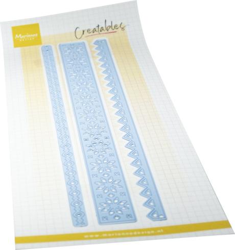 Marianne Design - Präge- und Stanzschablone "Nordic Winter Strips" Creatables Dies