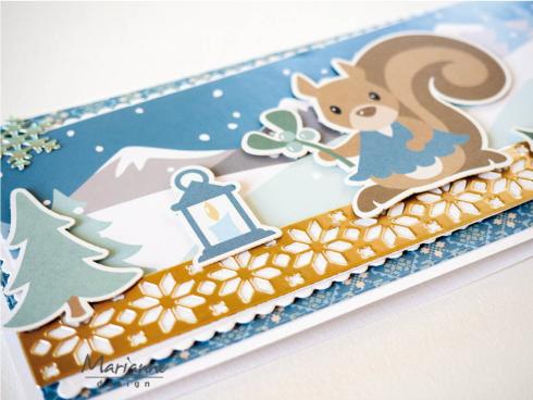 Marianne Design - Präge- und Stanzschablone "Nordic Winter Strips" Creatables Dies