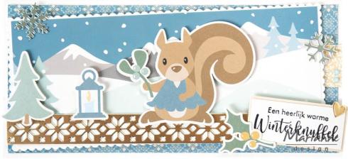 Marianne Design - Präge- und Stanzschablone "Nordic Winter Strips" Creatables Dies