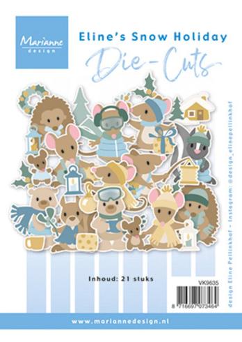 Marianne Design - Stanzteile "Snow Holiday" Die Cuts