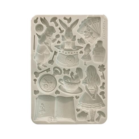 Stamperia - Gießform A5 "Alice in Christmas" Soft Mould 