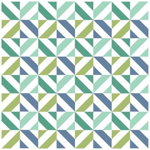 Sizzix - Schablone "Geo Blocks" Stencil