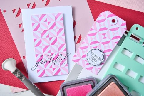 Sizzix - Schablone "Geo Blocks" Stencil