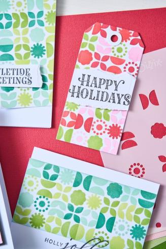 Sizzix - Schablone "Retro Vibe" Stencil