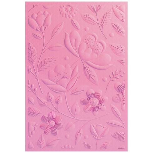 Sizzix - 3D Prägefolder "Happy Garden #1" Embossing Folder Design by Catherine Pooler