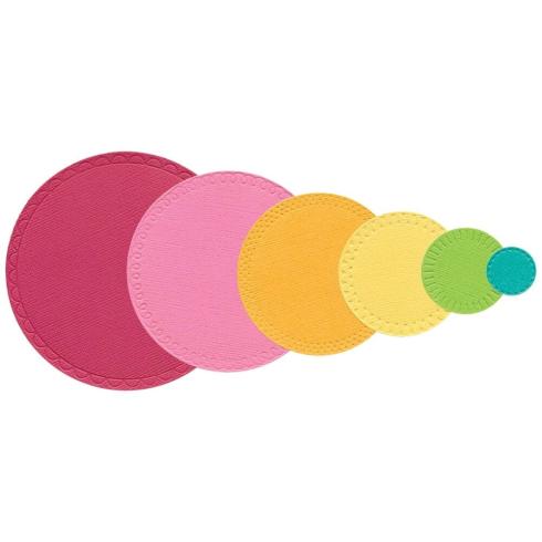 Sizzix - Stanzschablone "Border Party Circles" Thinlits Craft Dies by Catherine Pooler