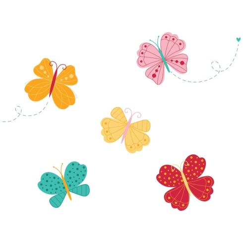 Sizzix - Stempelset "Bright Butterflies #1" Clear Stamps Design by Catherine Pooler