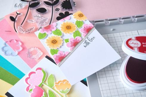 Sizzix - Stempelset "Whimsy Bloom #1" Clear Stamps Design by Catherine Pooler