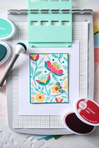 Sizzix - Schablone "Happy Garden #2" Layered Stencil Design by Catherine Pooler