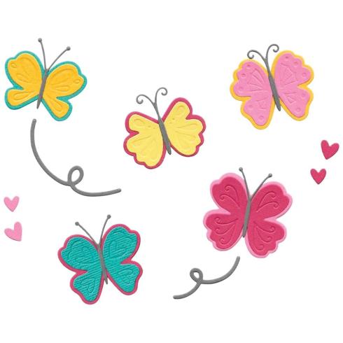Sizzix - Stanzschablone "Bright Butterflies #2" Framelits Craft Dies Design by Catherine Pooler