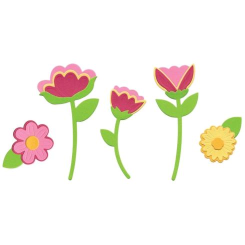Sizzix - Stanzschablone "Whimsy Blooms #2" Framelits Craft Dies Design by Catherine Pooler