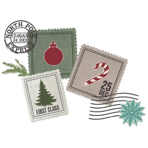 Sizzix - Stanzschablone & Stempelset "Special Delivery" Framelits Craft Dies & Clear Stamps by 49 and Market