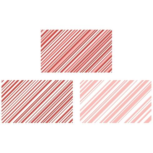 Sizzix - Stempelset "Candy Stripes" Clear Stamps Design by 49 and Market