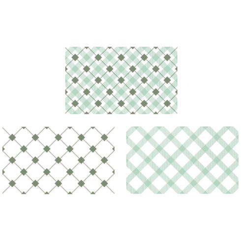 Sizzix - Stempelset "Tartan" Clear Stamps Design by 49 and Market