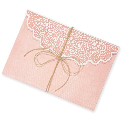 Sizzix - Stanzschablone "Laced Folio" Thinlits Craft Dies by 49 and Market