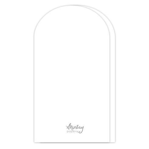 Mintay Papers - Schachtel - Box "Arch" Card Box Base White 11x20cm - 3 Stück