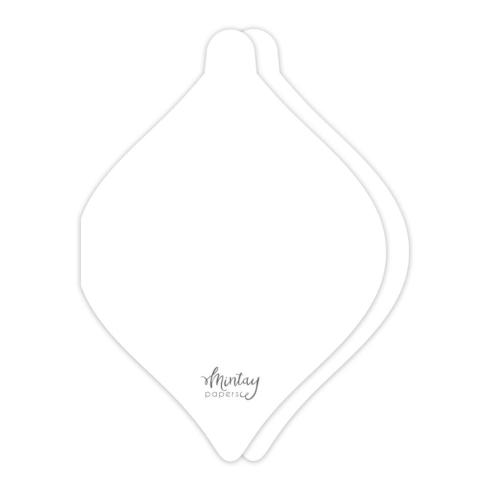 Mintay Papers - Schachtel - Box "Bauble" Card Box Base White 14,5x20,5cm - 3 Stück