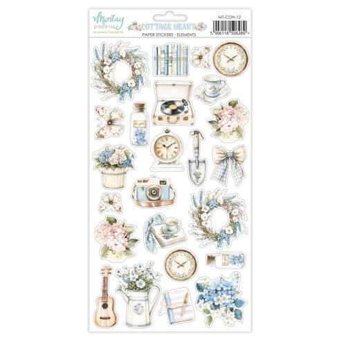 Mintay Papers - Aufkleber "Cottage Heart" Paper Sticker Elements 6x12 Inch