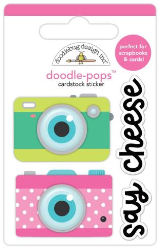 Doodlebug Design - Sticker "Summer Fun Photo Op" Doodle-Pops 