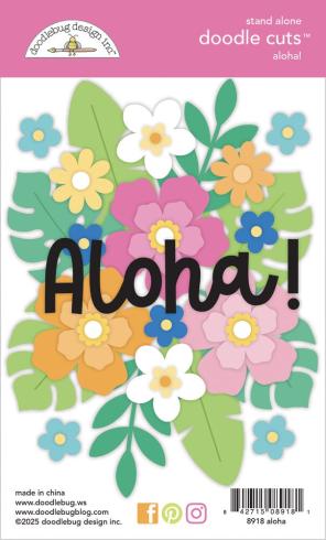 Doodlebug Design - Stanzschablone "Summer Fun Aloha! " Doodle Dies 