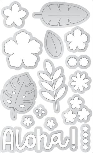 Doodlebug Design - Stanzschablone "Summer Fun Aloha! " Doodle Dies 