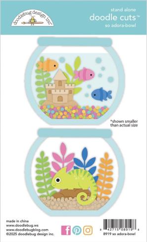 Doodlebug Design - Stanzschablone "Summer Fun So Adora-Bowl " Doodle Dies 