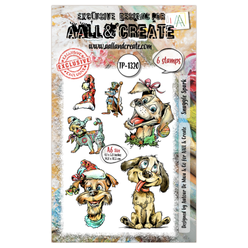AALL and Create - Stempelset A6 "Snuggle Spark" Clear Stamps