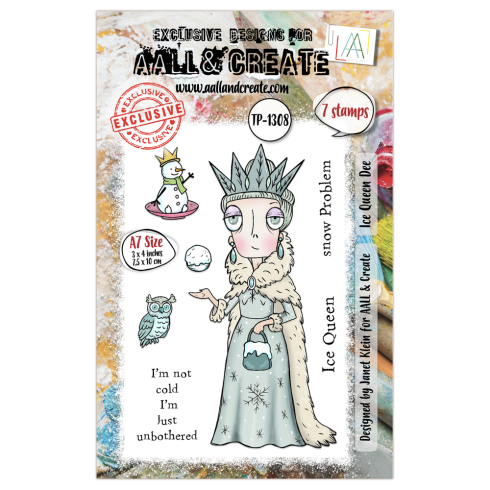 AALL and Create - Stempelset A7 "Ice Queen Dee" Clear Stamps