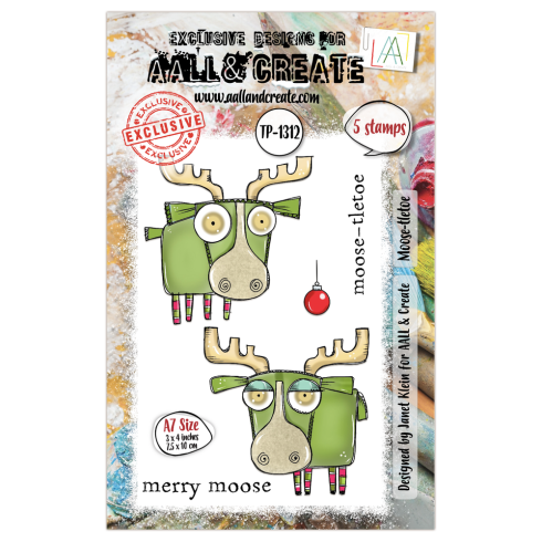 AALL and Create - Stempelset A7 "Moose-tletoe" Clear Stamps