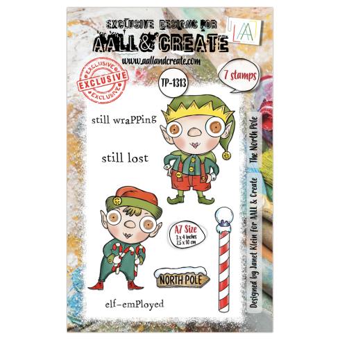 AALL and Create - Stempelset A7 "The North Pole" Clear Stamps
