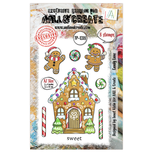 AALL and Create - Stempelset A7 "Candy Lane" Clear Stamps