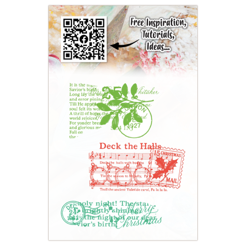 AALL and Create - Stempelset A7 "Carols and Cancellations" Clear Stamps